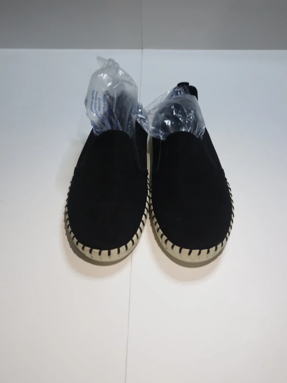 Skechers Suede Slip-Ons Black Size 8.5